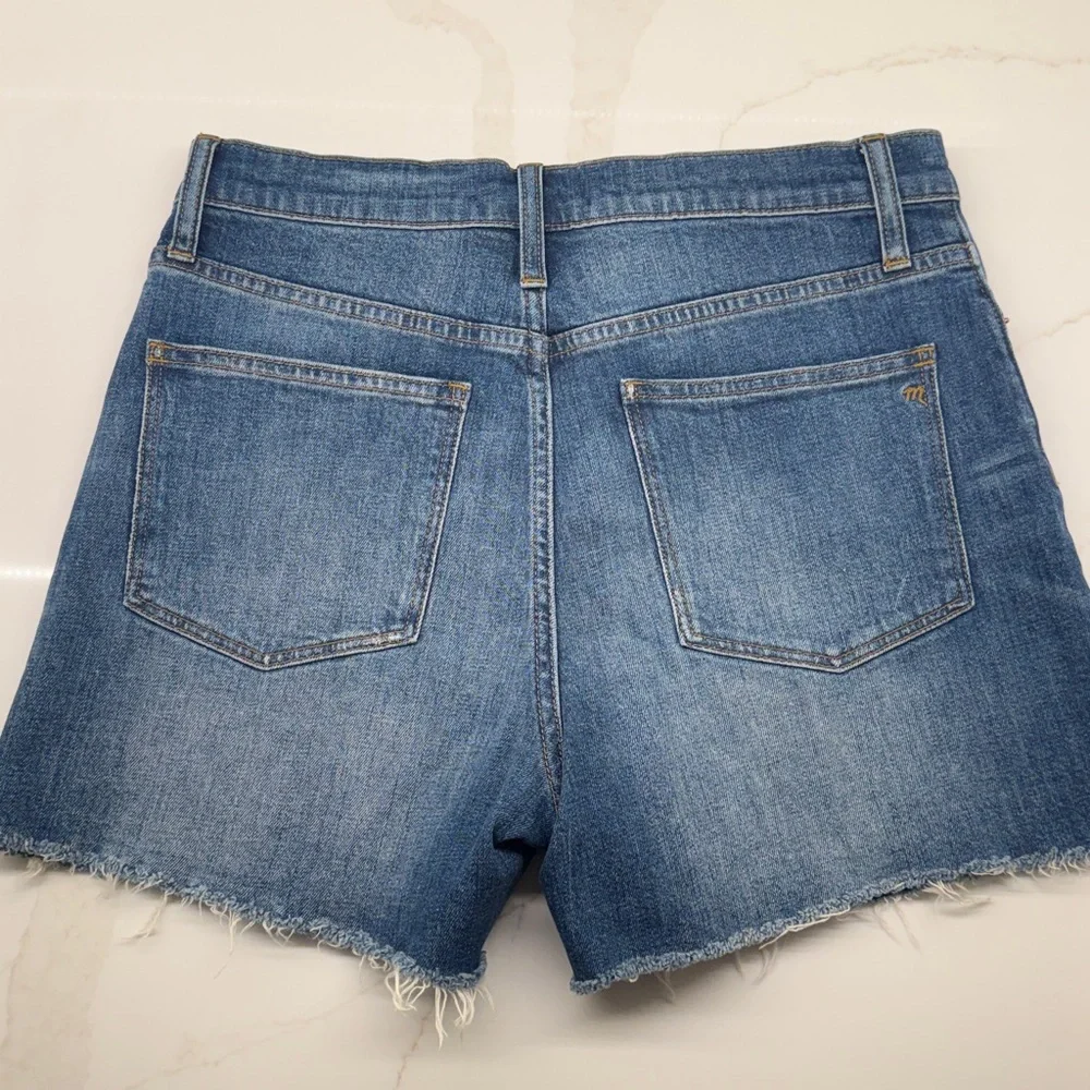 Madewell Dark Blue Denim Shorts - Picture 2 of 5